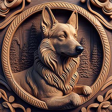 3D model Greek Shepherd dog (STL)